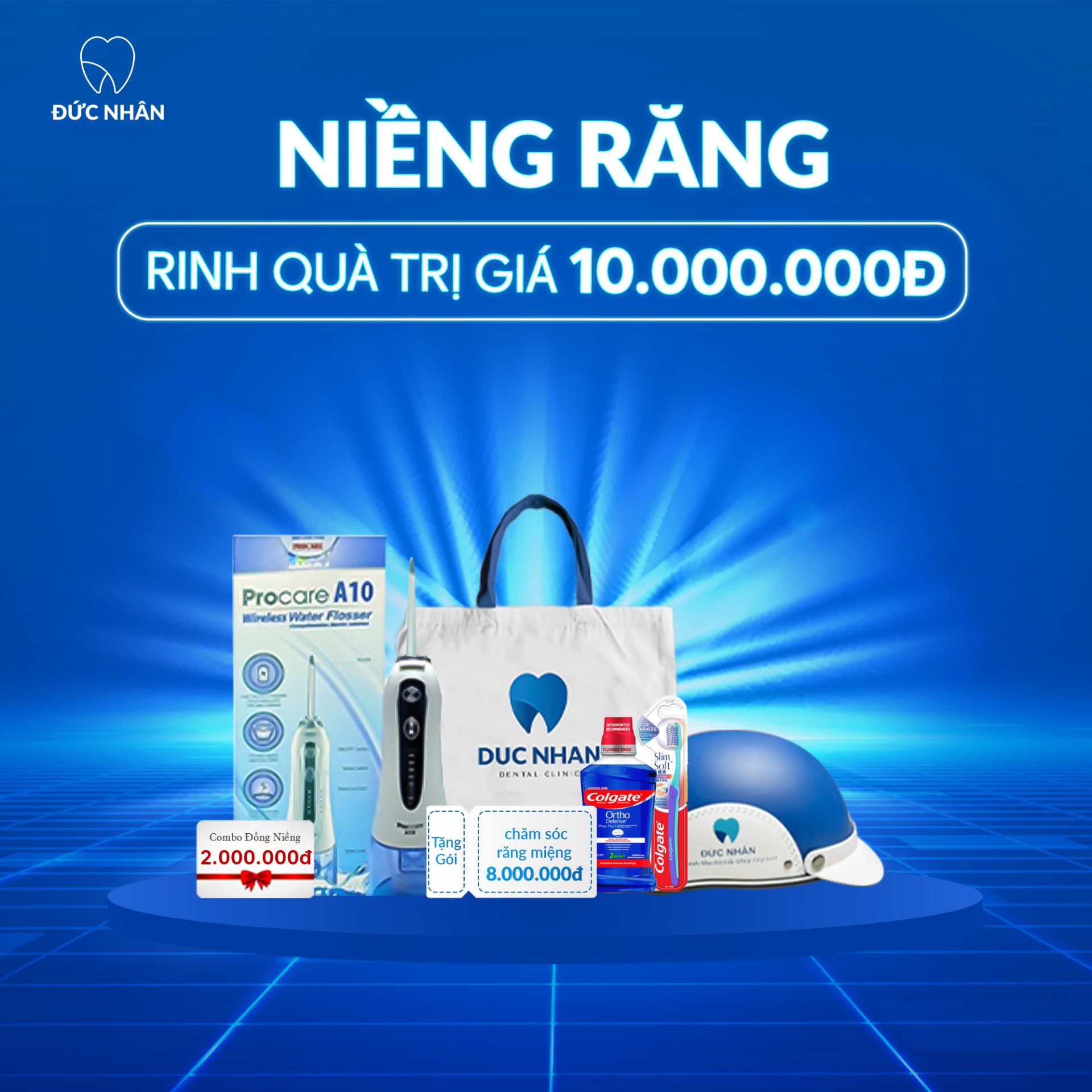 Quà tặng niềng răng lên đến 10 triệu tại Nha khoa Đức Nhân Biên Hòa