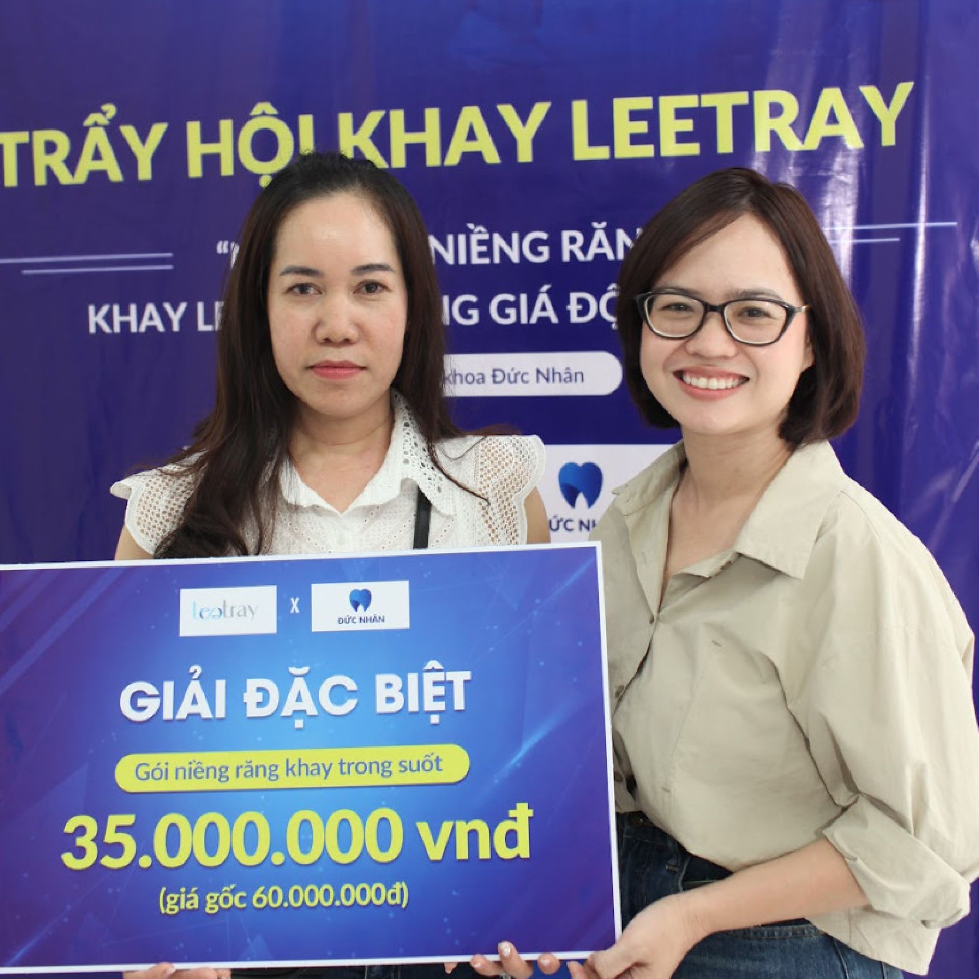 Gói niềng răng khay Leetray thuộc về khách hàng Minh Trang - Nha khoa Đức Nhân