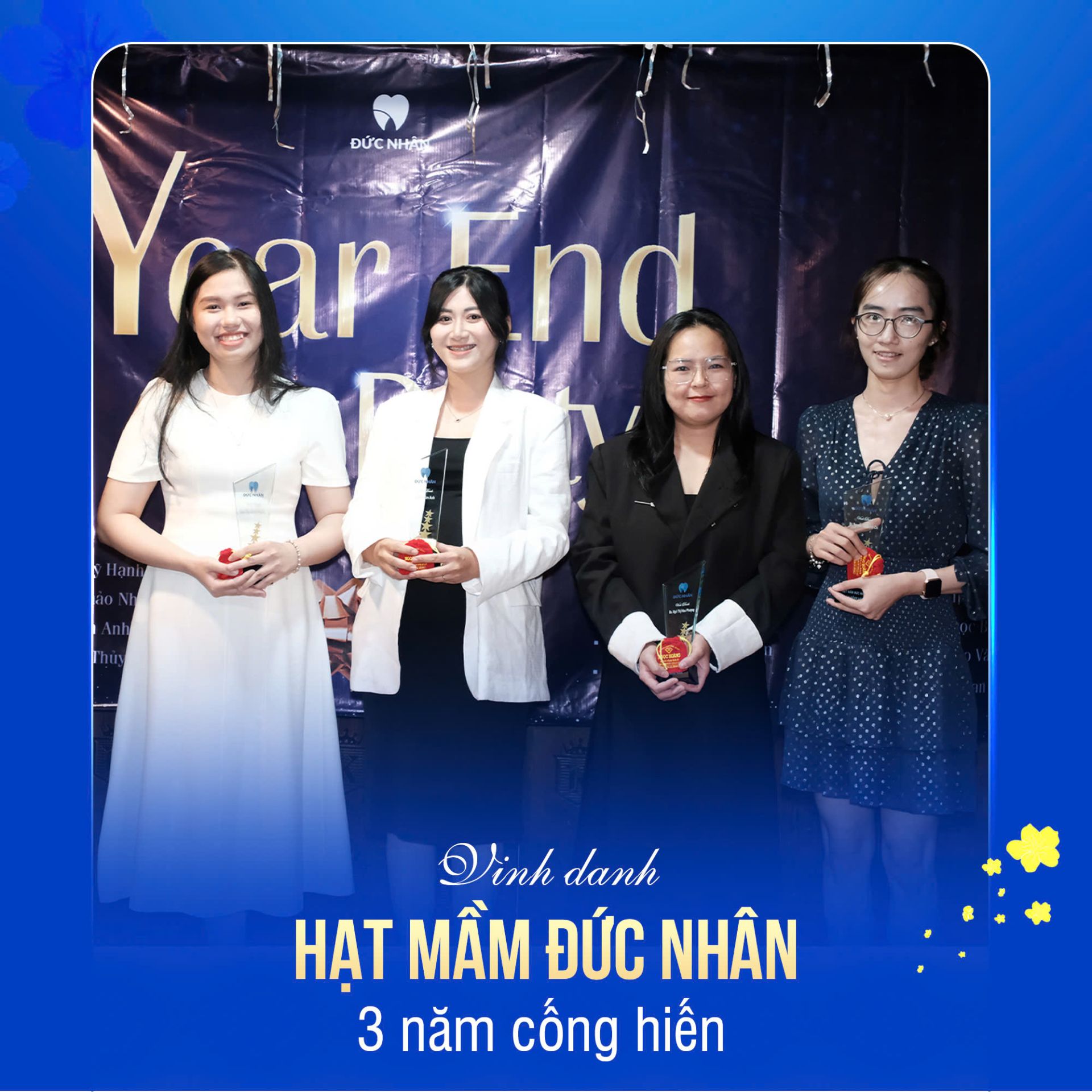 Vinh danh cộng sự xuất sắc tại đêm Year End Party - Nha khoa Đức Nhân 1