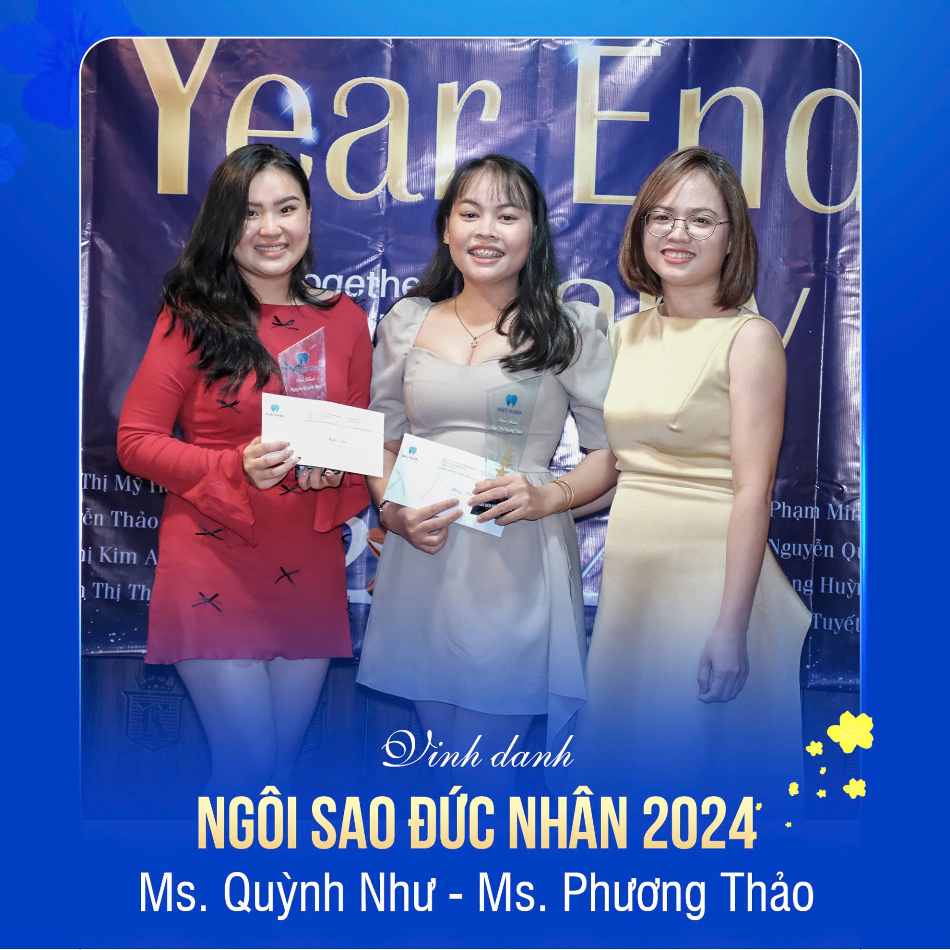 Vinh danh cộng sự xuất sắc tại đêm Year End Party - Nha khoa Đức Nhân 3