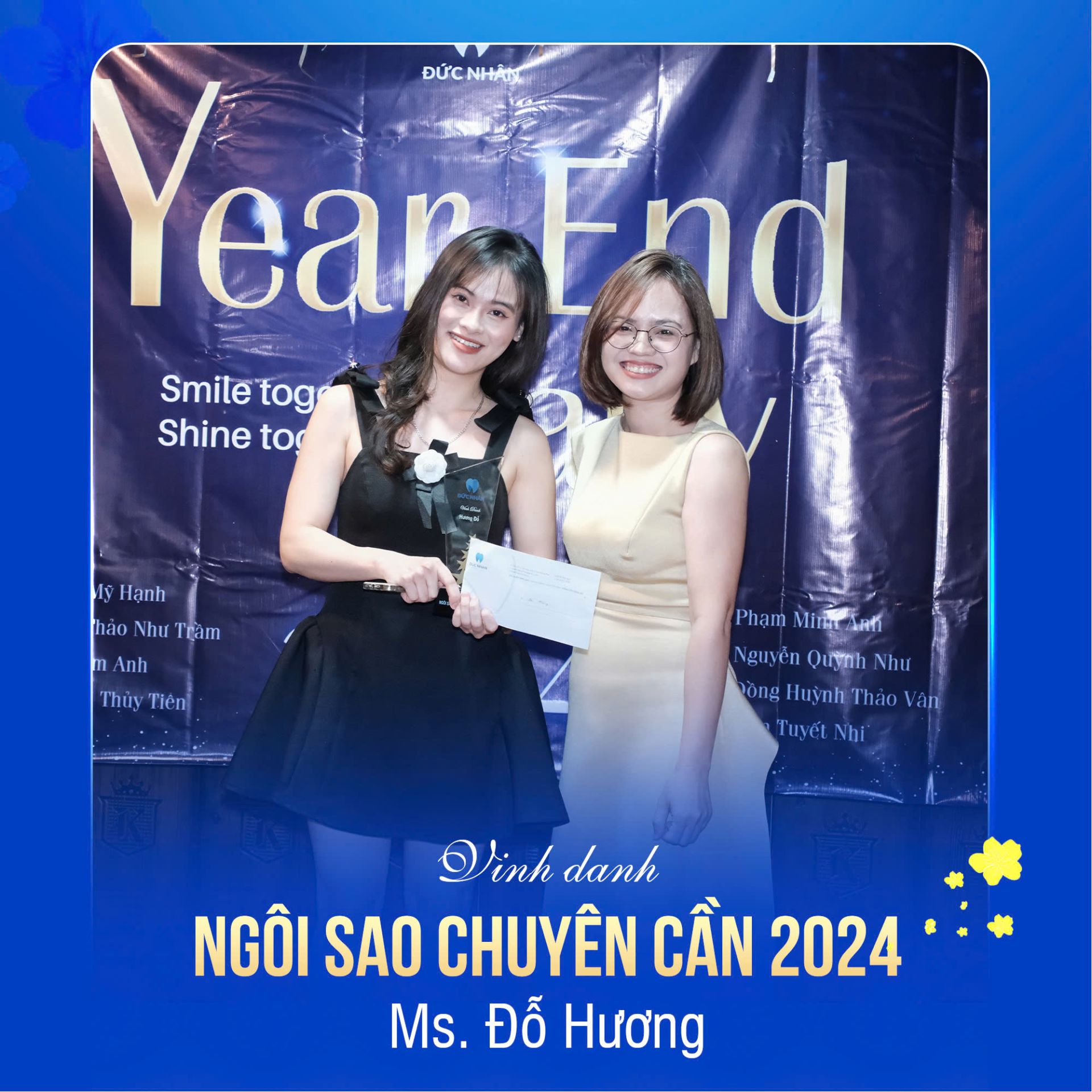 Vinh danh cộng sự xuất sắc tại đêm Year End Party - Nha khoa Đức Nhân 4